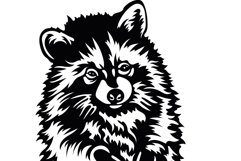 Raccoon Svg/Png/Jpg/Ai/Vector animal/Pet/Cute animal Svg Product Image 5