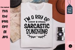 sarcastic svg design, funny sarcastic quotes design Product Image 1