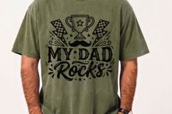 My Dad Rocks Svg, Best Dad Ever Svg, Awesome Dad Svg. Product Image 6