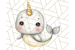 Cute Arctic Animal Clipart PNG, Cute Winter Animals Png Product Image 4