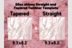 Pink Agate Gold Marble 20 oz sublimation design tumbler Product Image 2