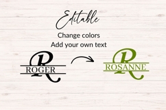 Split Monogram SVG Bundle A-Z Product Image 4