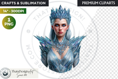 Fantasy Ruler Clipart PNG, Fantasy King &amp; Queen Portrait Product Image 1