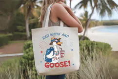 Red White and Goose PNG, Goose PNG Sublimation Design Product Image 4