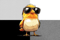 Sunglass Bird Art Print Product Image 5