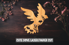 6 Dove Floral Laser Cut SVG Files Product Image 5