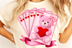 Playing Cards Valentine 6 7 PNG, Preppy 67 Six Seven PNG Product Image 4