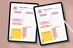 Cute Aesthetic Daily Planner Template Editable Canva Daily Product Image 4