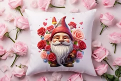Cute Valentine Gnome Clipart, Gnome Clipart, Cute Gnome Product Image 4