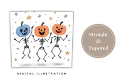 Cartoon Halloween Skull Tumbler, Halloween Pumpkin Tumbler Product Image 4