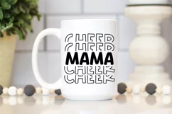 Cheer Mama svg, Cheer Mom svg, Mom Life svg Product Image 3