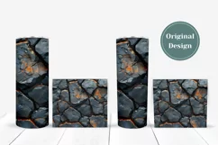 Abstract Tumbler Sublimation Designs, Rock Tumbler Wrap Product Image 4
