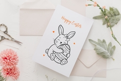 Easter Bunny Clipart Set PNG SVG Product Image 2