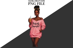 Motivational Melanin woman Sublimation PNG, Graphic Illustra Product Image 4