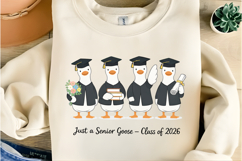 Just A Senior Goose PNG Graduate Shirt PNG Product Image 2