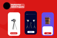 Journalism 3D Icon Pack Product Image 3