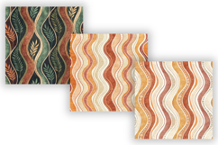 Wavy Hand Drawn Stripe Digital Paper, Seamless Earthy Boho Product Image 4