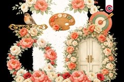 Vintage Botanical Branding Clipart Bundle Transparent PNGs Product Image 3