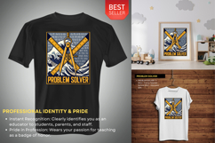 PROBLEM SOLVER Teacher Math Design Funny Educator Gift kids Product Image 2