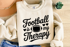 Football is my therapy Svg | Game Day Svg | Shirt Svg Product Image 4