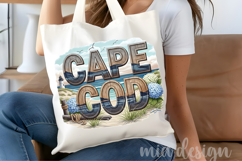 Cape Cod PNG, Vintage Massachusetts Coastal Sublimation Product Image 4