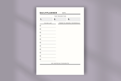 Printable Daily Planner | Minimalist Day Organizer | PDF Product Image 4