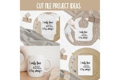 Baby /Toddler Shirt Bodysuit, Mug, Tote Cut File| Digital DL Product Image 2