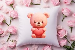 Valentines Day Bear Clipart, Christmas Clipart Product Image 4