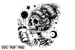 Funny Skeleton SVG Design | High Quality SVG File Product Image 1