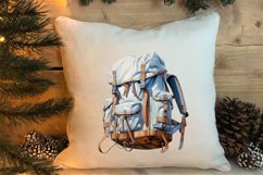 Winter Hiking Clipart Sublimation, Christmas PNG Product Image 4