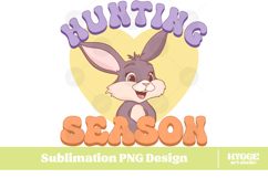 Easter Bunny Sublimation PNG Chick Farm Hip Hop Spring Joy Product Image 1