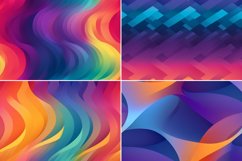 Bright Pattern Digital Paper Bundle, Craft Paper Product Image 4