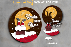 Christmas Signs Bundle SVG laser cut files for Glowforge Product Image 4