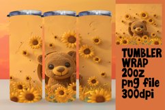 3D Animals in Wall Tumbler Wrap - Fun and Cute Product Image 1