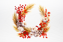 Christmas Cardinal Watercolor Clipart PNG Product Image 4