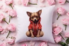 Cute Valentine Dog Clipart, Valentines Day Dog Clipart Product Image 4