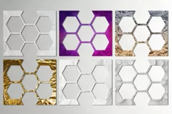Honeycomb phototemplate | 30 Skinny Tumbler designs, PNG Product Image 4