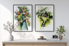 London Architectural Sketches 10 A4 Art Prints Product Image 5