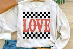 LOVE PNG | Retro Valentine’s Day Sublimation Design Product Image 1