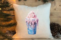 Pastel Christmas Coffee Cup Sublimation, Christmas Clipart Product Image 4
