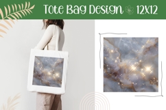 Glitter Bag, White Marble Tote Bag Design, Marble Bag Product Image 1
