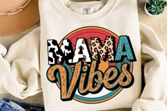 Vintage Mama Vibes Sublimation, Mother&#039;s Day Png Product Image 4