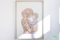 Mother &amp; child Flowers PNG Product Image 2