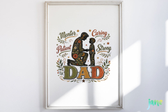 Retro Vintage Floral Father's Day PNG Product Image 2