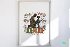 Retro Vintage Floral Father's Day PNG Product Image 2