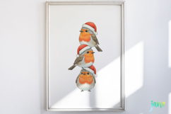 Cute Christmas Animals Stacks PNG Product Image 2