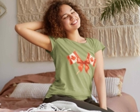 Vintage Canadian Flag Png | Retro Canada Day Coquette Shirt Product Image 4