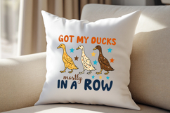 Got My Ducks Mostly In A Row SVG PNG Product Image 4