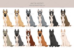 Akita Husky mix clipart Product Image 3
