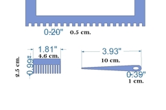 Square weaving loom 8 inch size digital file craft knitting Product Image 4